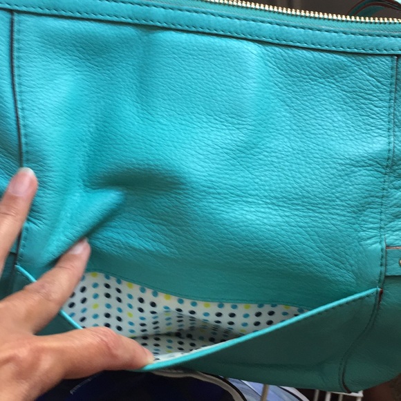 Kate Spade Aqua Leather Shoulder Bag - Picture 10 of 10